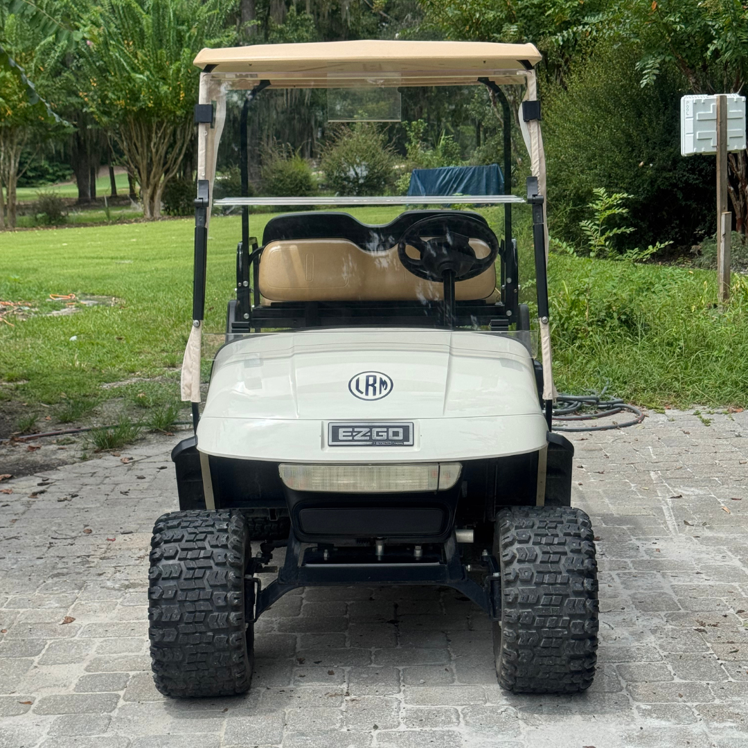 Professional ceramic coating on Club Car